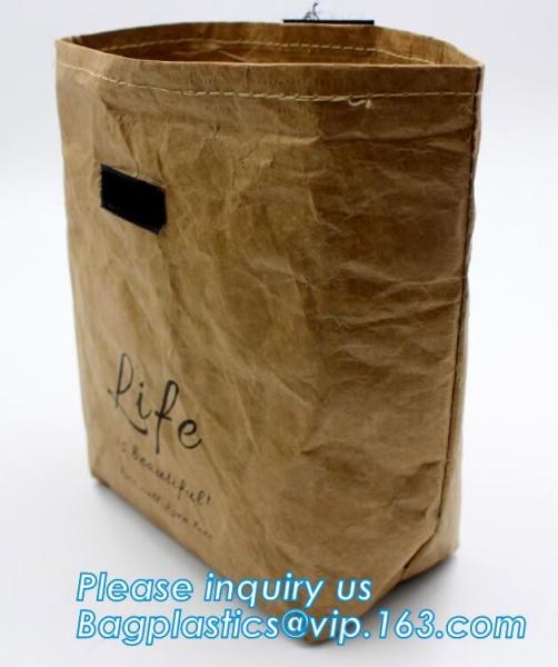 Untearable tyvek paper envelope, kraft brown tyvek cover, Kraft Paper Cheap Custom Made Tyvek Envelope, promotionalwater