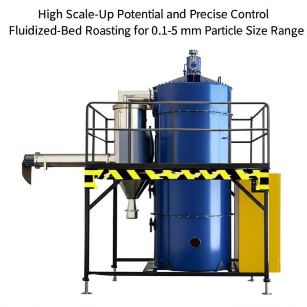 Fluidized Bed Roasting System with Precise Control for 0.1-5 mm Particles and