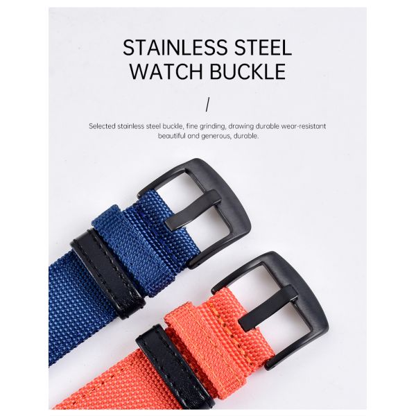 Classic Adjustable Nylon Strap · Customizable Logo