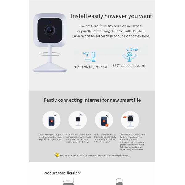 GIEC IP Camera 200W 1080P Smart Camera(SC002-WT2)