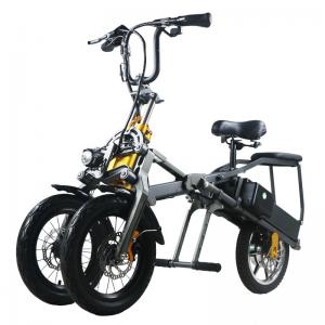  Adult Electric Tricycle Bike , 3 Wheel Electric Trike 350W 8AH Lithium Battery Manufactures