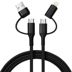 Customized Multi Function Fast Data Transfer Cable 1M USB A / Type C To