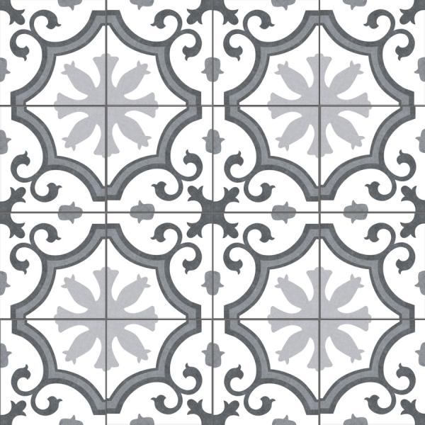 Gray 25x25cm Ceramic Rustic Tile for Indoor Floor