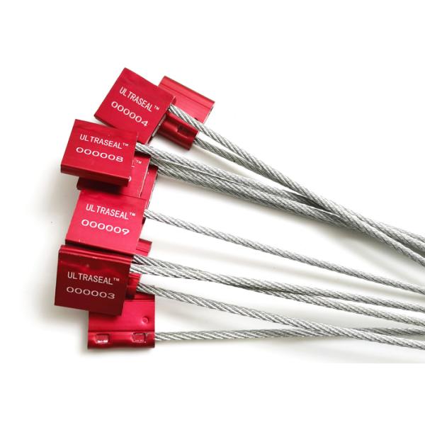 3.5mm Diameter High Security Cable Seals For Containers Laser Print