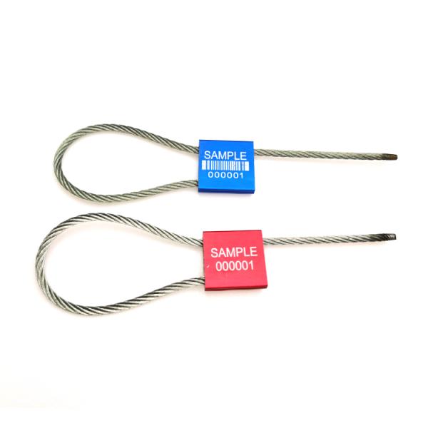 3.5mm Diameter High Security Cable Seals For Containers Laser Print