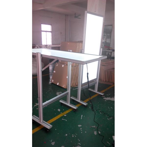 Right Angle Anodized Silver Profile 30mm LED Slim Light Box