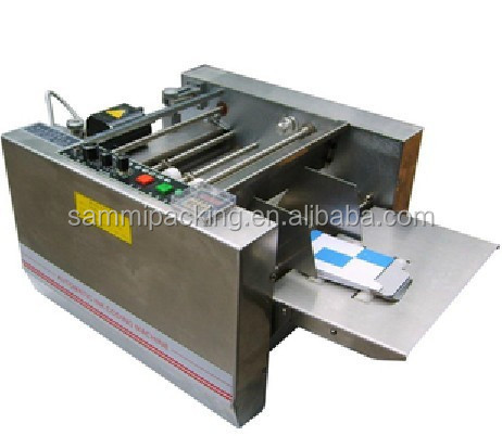  Automatic Small Box Embossing Batch Coding Expiry Date Stamping Printing Batch Coding Machine Manufactures