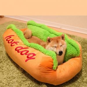  Various Size Pet Bed Warm Soft Fiber Dog Lounger Bed Available In All Seasons Manufactures