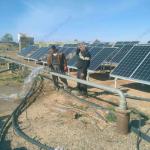 Waterproof 15kW Solar Water Pump Irrigation System With Solar Pump Inverter In