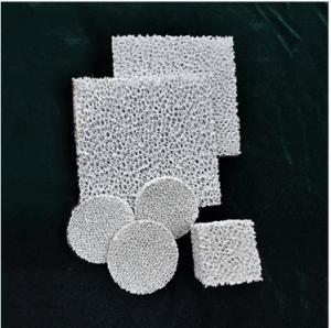  Round Square Foundry Alumina Ceramic Foam Filter 80-90% Porosity Manufactures