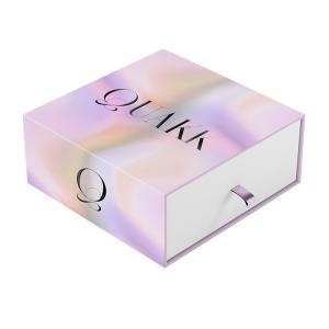  Custom Printed Drawer Slide Jewelry Box Elegant Gift Box Packaging Manufactures