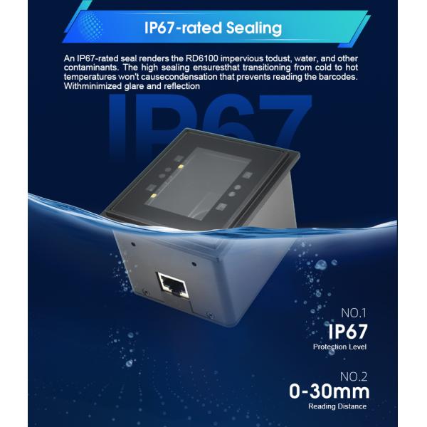 RD6100 High-Performance 2D Imager Scanner - IP67, Wide Voltage, Multi-Interface