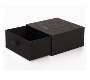  Luxury Black Rigid Paper Display Box , Printed Cardboard Gift Boxes With Lids Manufactures
