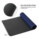 Computer Accessories XXL Rubber Base Desk Mat with Stitched Edges Keyboard Mouse