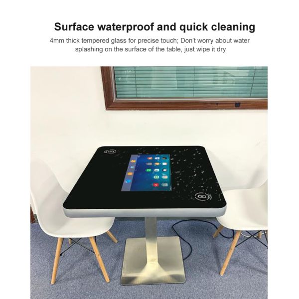 21.5 inch Touchscreen Interactive Smart Table LCD Advertising Display Multi Touch Screen Kiosk for Coffee Bar Conference