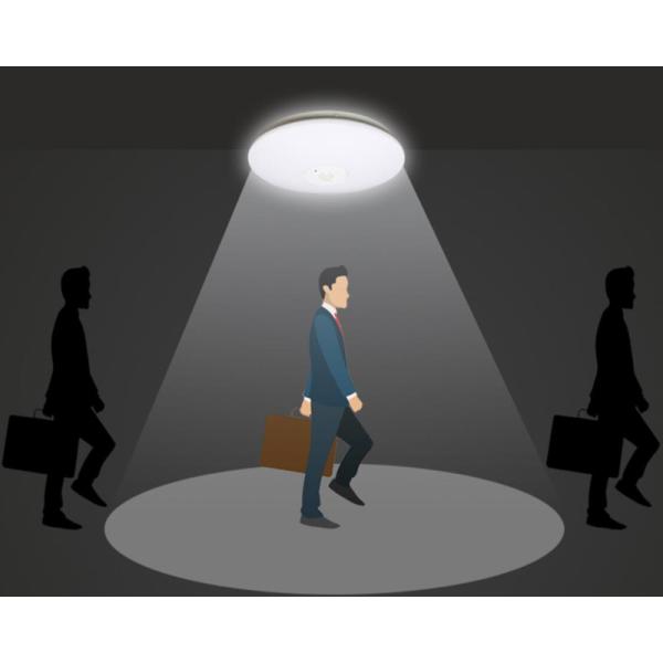 Indoor Corridor Lighting 20000h Ceiling Mount Motion Sensor Light