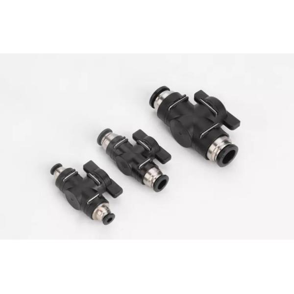 BUC Series Plastic Pneumatic Hand Control Valve Air Speed Controller Fitting