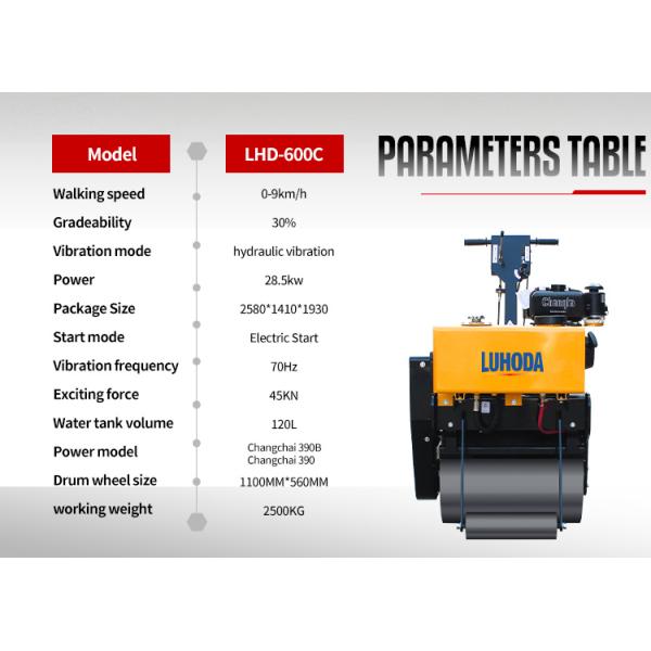 Walk Behind Mini Compactor Vibratory Hand Vibratory Pedestrian Roller Asphalt Single Drum Roller Compactor