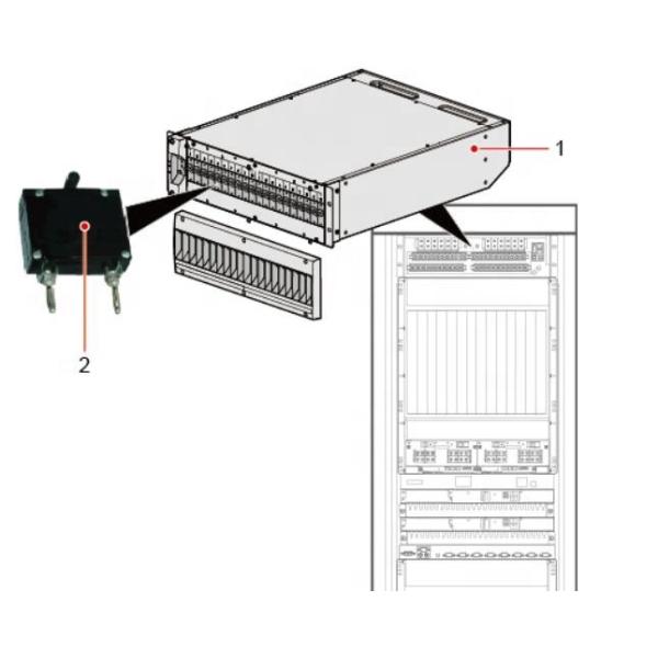 CSC3300 Power distribution box (3 U) 02120427= CN6E00DPD DPD-DPD100-6-20 direct current (DC) Power Distribution Box(Not Includin