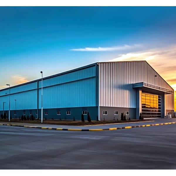 Fast Onsite Assembly Recyclable Steel Structure Processing Workshop Building