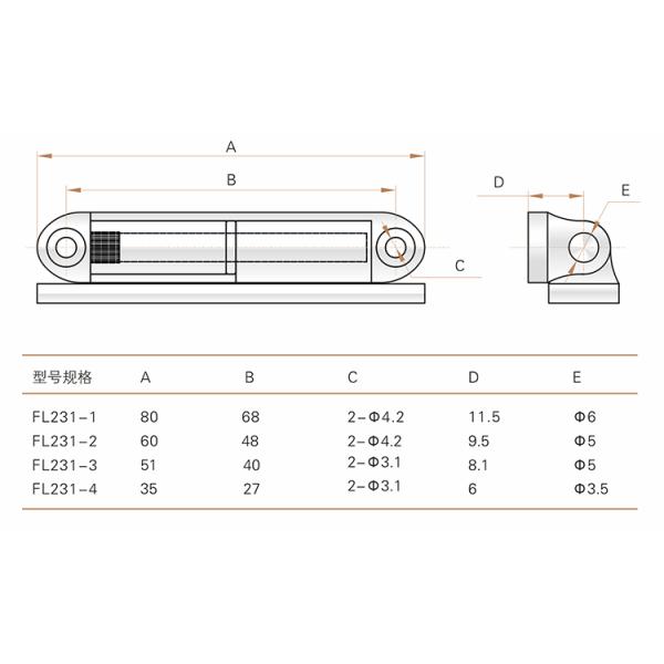 High End Corrosion Resistant Cabinet Hardware Hinges ROHS Certification