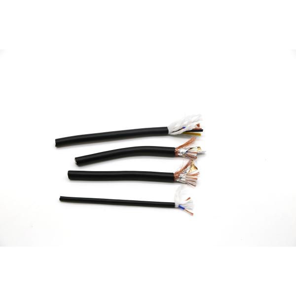 2*0.3mm Copper Drag Chain Cable Conductor PVC Insulation Robotic Cable AM Braid