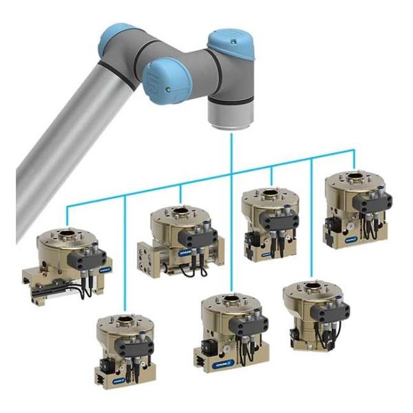 6 Axis Flexible Cobot Robot with Robot Gripper for Picking and Placing or