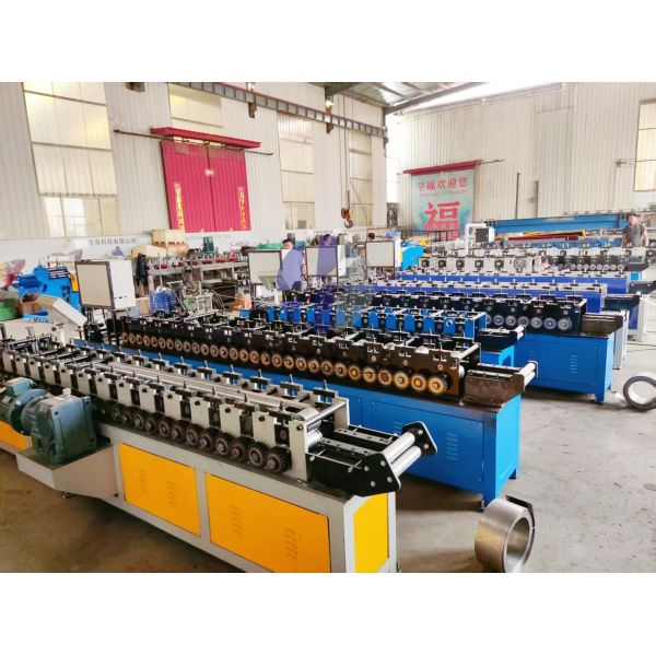 Durable Roll Shutter Door Machine With 16mm Wall Plate PLC Control System