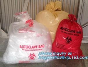  PE biohazard garbage bag for hospital waste, infectious waste bags, medical Fluid bag, healthcare, health care, hospital Manufactures