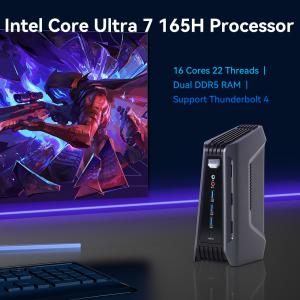Intel Core Ultra 7 165H Mini PC With Dual DDR5 Up To 96GB Linux And Dual LAN