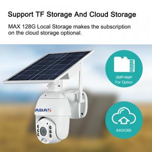  2MP PIR WiFi Solar Security Camera Cloud Storage 2 Way Audio Wireless Solar Camera Manufactures