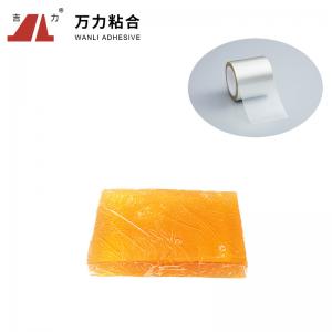  150 Degree Packaging Hot Melt Adhesive Kraft Paper Adhesive Tape Yellow TPR-2206P Manufactures