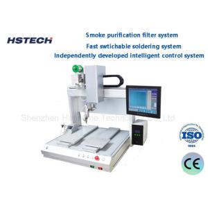 China Automatic Cleaning Function for Stable Solder Processing with HS-S5331R Soldering Robot on sale