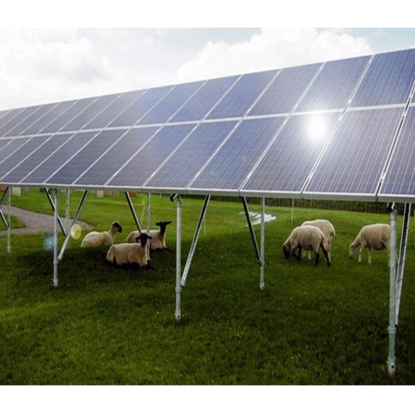 Quality SGS Open Field Solar Mounting Structure With concrete foundation solar bracket solar mounting system for sale