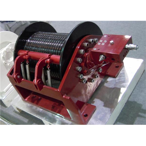 Efficient Powered Hydraulic Crane Winch Painting Galvanizing