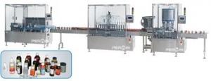 China 30ml Syrup Filling Machine Capping And Labeling Production Line on sale