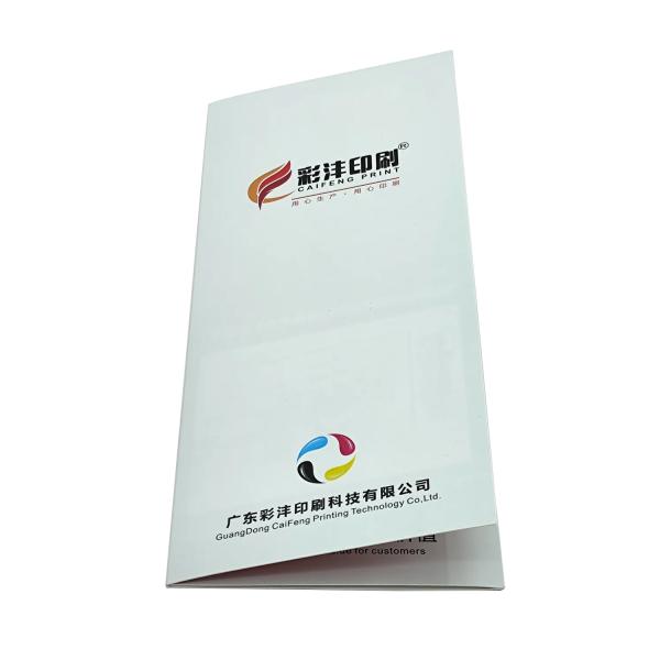 Quality custom brochure printing folded brochure leaflet printing customized booklet printing for sale