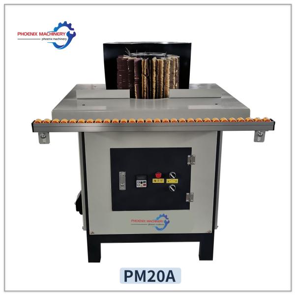 Wood Sanding Machine Drum Sander Brush Rollers Manual Polishing Machine for Small Furniture