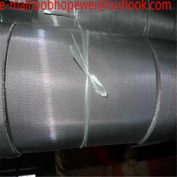 Quality AISI304 stainless steel reverse dutch weave wire mesh used in stretch film machine/127mm width reverse weave mesh for sale