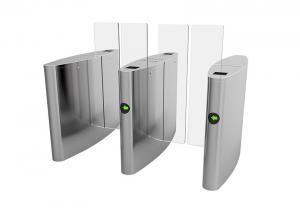  304 Stainless steel 24V DC motor Access Control Turnstiles 55cm passage width Manufactures