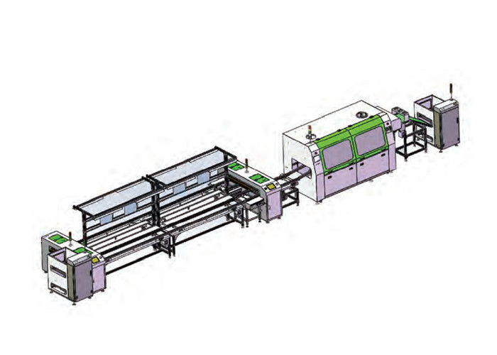 China Automatic Rotation PCB SMT Assembly Line Fixture Wiring Scheme on sale