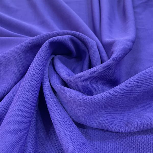 High quality waterproof 100% polyester elastic single-side knitted fabric