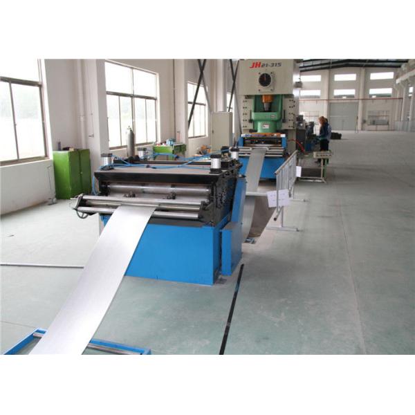 Galvanized Outdoor Flexible Perforated Cable Tray Machine with Decoiling / Feeding / Guiding