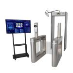 Metal Detector System Walk Through Temperature Scanner With Face Recognition