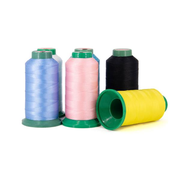 Industrial Nylon Sewing Thread For Shirts , Dyed Pattern Spun Sewing Thread