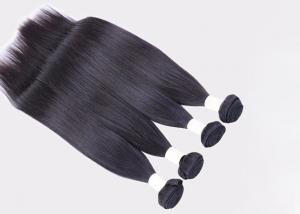  Straight Malaysian Virgin Hair Weave Bundles 100% Cuticle Aligned No Lice Or Knots Manufactures