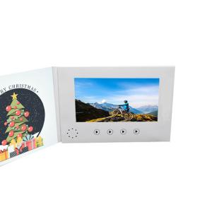CMYK Printing Custom Digital Video Player Folder Booklet 7 Inch Tft Lcd Screen