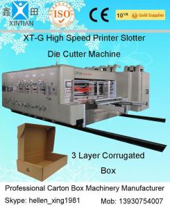  Fully Automatic Carton Making Machine With 7.2mm Thickness Of Printing Plate Manufactures