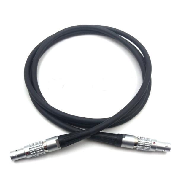 0.6M Alexa Mini Timecode Cable , 5 Pin Lemo Cable Black Color