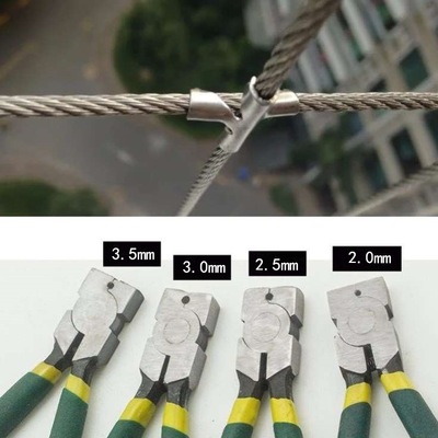 Vertical Opening Decorative Wire Mesh Grilles with Wire Thickness